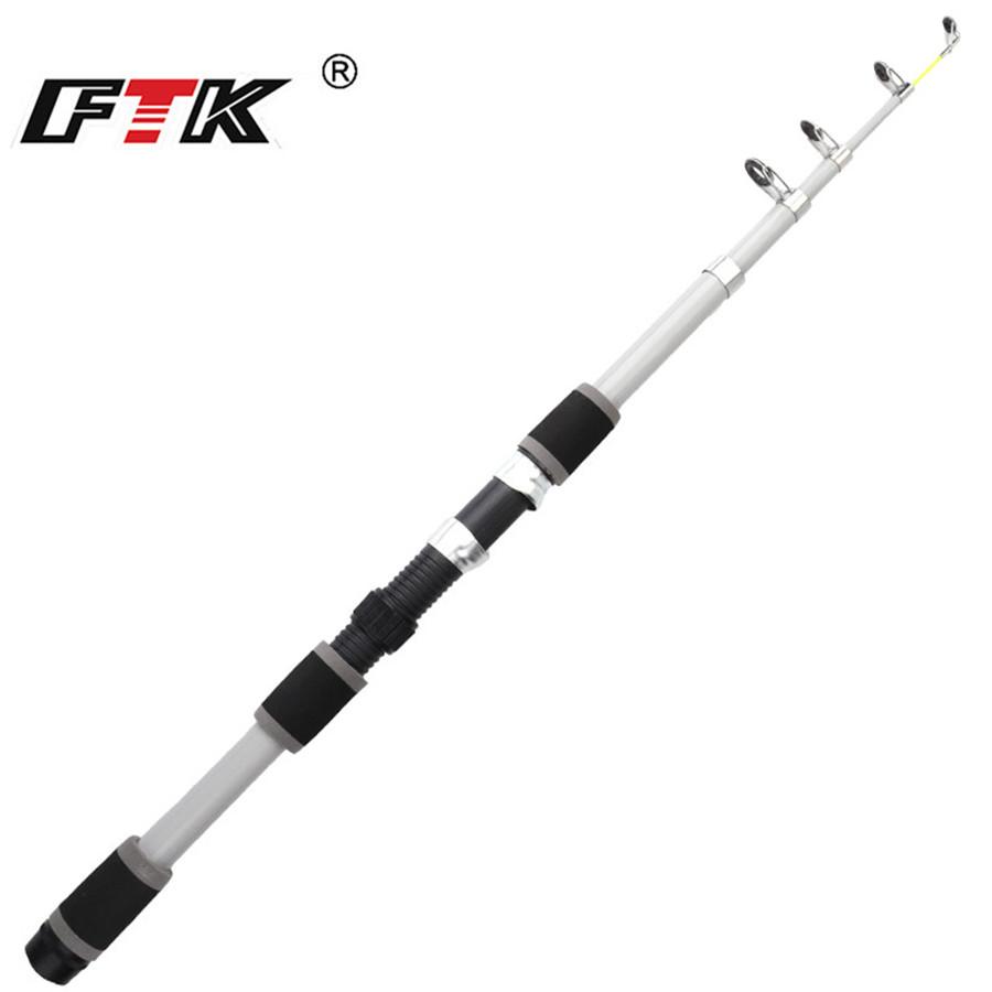 FTK Fibreglass Fishing Rod 1.8M/5.9FT Outdoor Sports Travel Telescopic Fishing Rod Portable Fishing Rod Christmas Gift