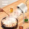 Desktop Range Hood Small Cooker Hood Large Suction USB Charging Portable Exhaust Fan with Filter 3 Gear for Indoor BBQ Hot Pot