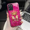 Чехол для Realme C35 Модный чехол с начальной буквой из закаленного стекла для Realme Narzo 50A Prime C 35 Ударопрочный чехол для телефона
