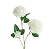 Artificial Flower Multi-use Bright-colored Faux Silk Flower Simulation Rose Display for Gifts