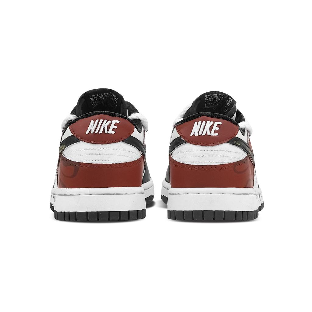 Nike Кроссовки Dunk Auspicious Clouds, Сердечная Коробка, Устойчивые к истиранию, Низкие, Для скейтбординга, Унисекс, Черно-Красные, HF5441-100(Команда773--)