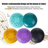 Steel Tongue Drum 4/6 Inch 8/9 Tone Rain Drum for Outside Garden Sound Healing Musical Instruments for Adults Kids Mini Handpan Drums