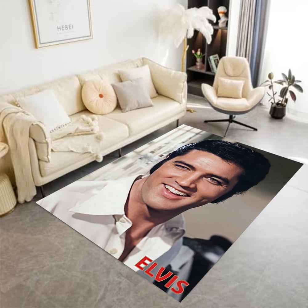 Elvis Presley's Iconic Pose Carpet Design for Decorate room Kitchen Foyer Dining Room Antislip Carpet Office home decor