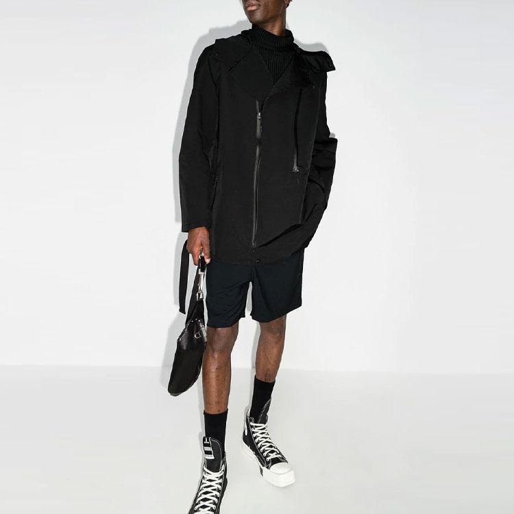 Y-3 SS21 однотонная куртка с капюшоном и светоотражающими деталями, мужская куртка черного цвета HB3399