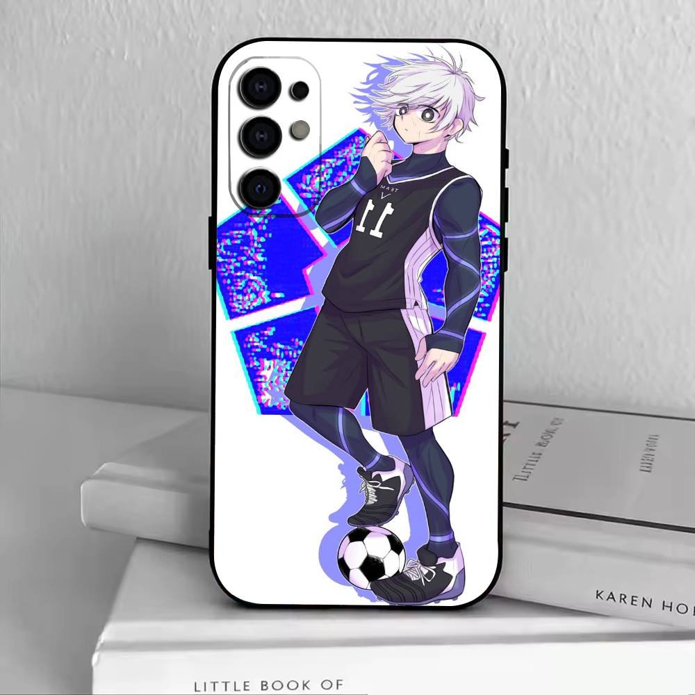 Blue N-Nagi Seishiro Phone Case For Samsung S25,S24,S21,S22,S23,S30,Ultra,S20,Plus,Fe,Soft Silicone Black Cover