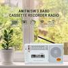Солнечный аварийный радиоприемник USB AM/FM/SW многодиапазонный радиоприемник стерео беспроводной Bluetooth MP3 аудио кассетный плеер/рекордер AM радио