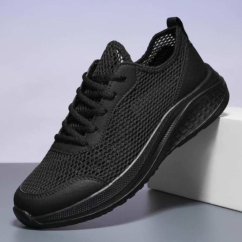 Large Size 48 Ultra-light and Thin Breathable Hollow Sports and Leisure Shoes Non-slip Soft-soled Running Shoes Mesh Shoes