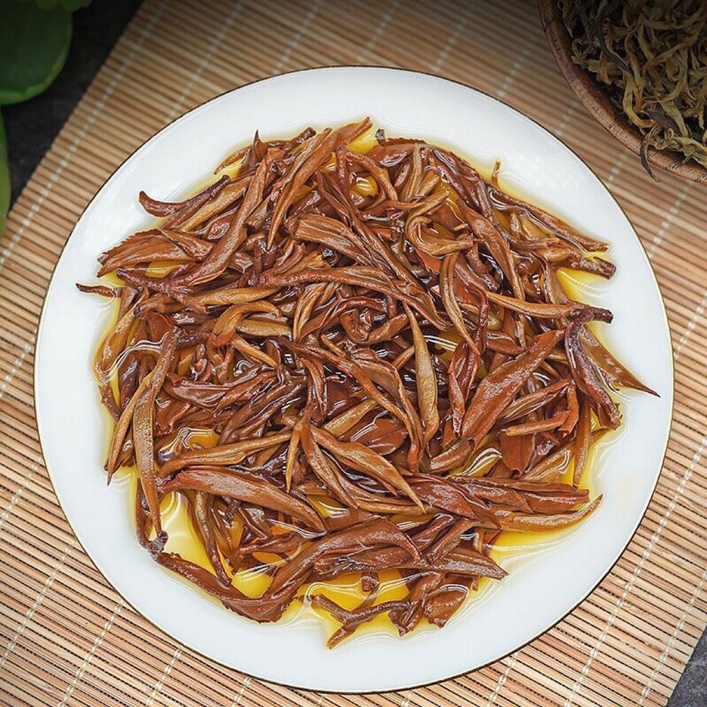 500 г Юньнань Фэнцин Золотой Бутон Медовый Ароматизатор Дянь Хун Рассыпной Черный Чай