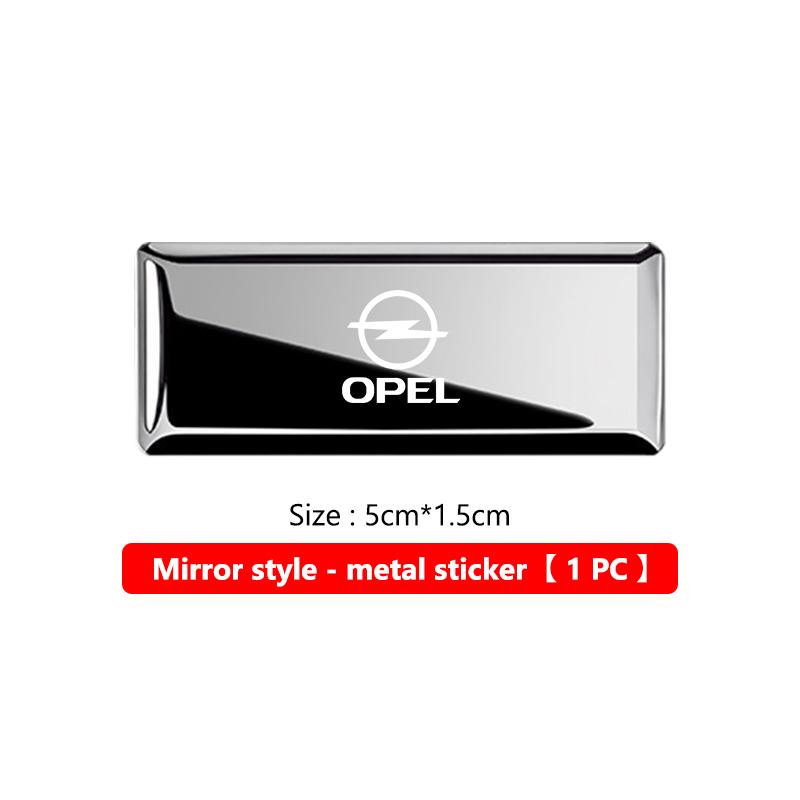 For Opel Car Logo Body Sticker Aluminum Alloy Emblem Auto Stickers Insignia Astra G J F K Vectra C H Corsa C B D Omega