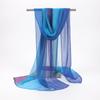 Silk Scarf For Women In Summer Fashionable Shawl Thin And Versatile Spring And Autumn Sand Scarf Long Chiffon Small Strip Scarf