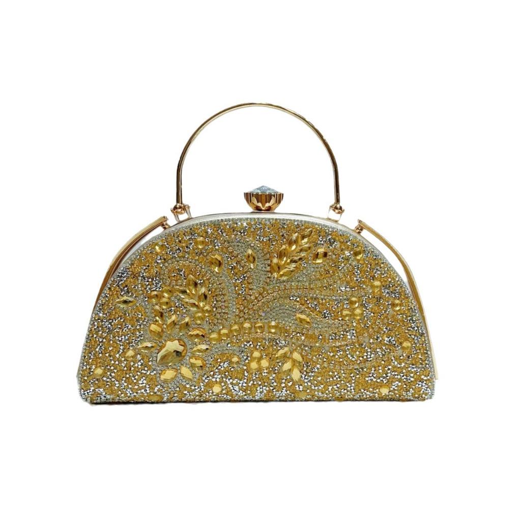 Сумочка-кошелек, элегантная и изысканная, маленькая, украшенная бриллиантами, сумка для свадьбы и ужина для женщин