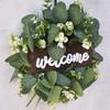 Simulation Leaf Wreath Artificial Garland Hanging Pendants Wedding Decoration