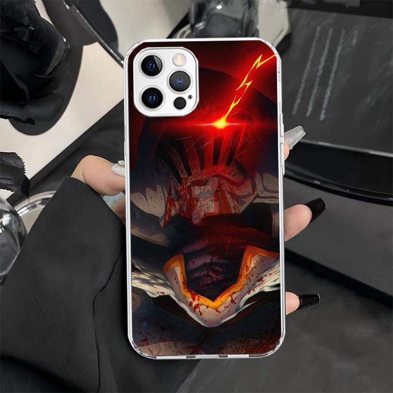 Чехол для телефона аниме Убийца Гоблинов для iPhone 11 12 13 Mini 14 15 Plus 16 Pro Max 17 Air 16E 7 8 SE 17ProMax Мягкий чехол Fundas