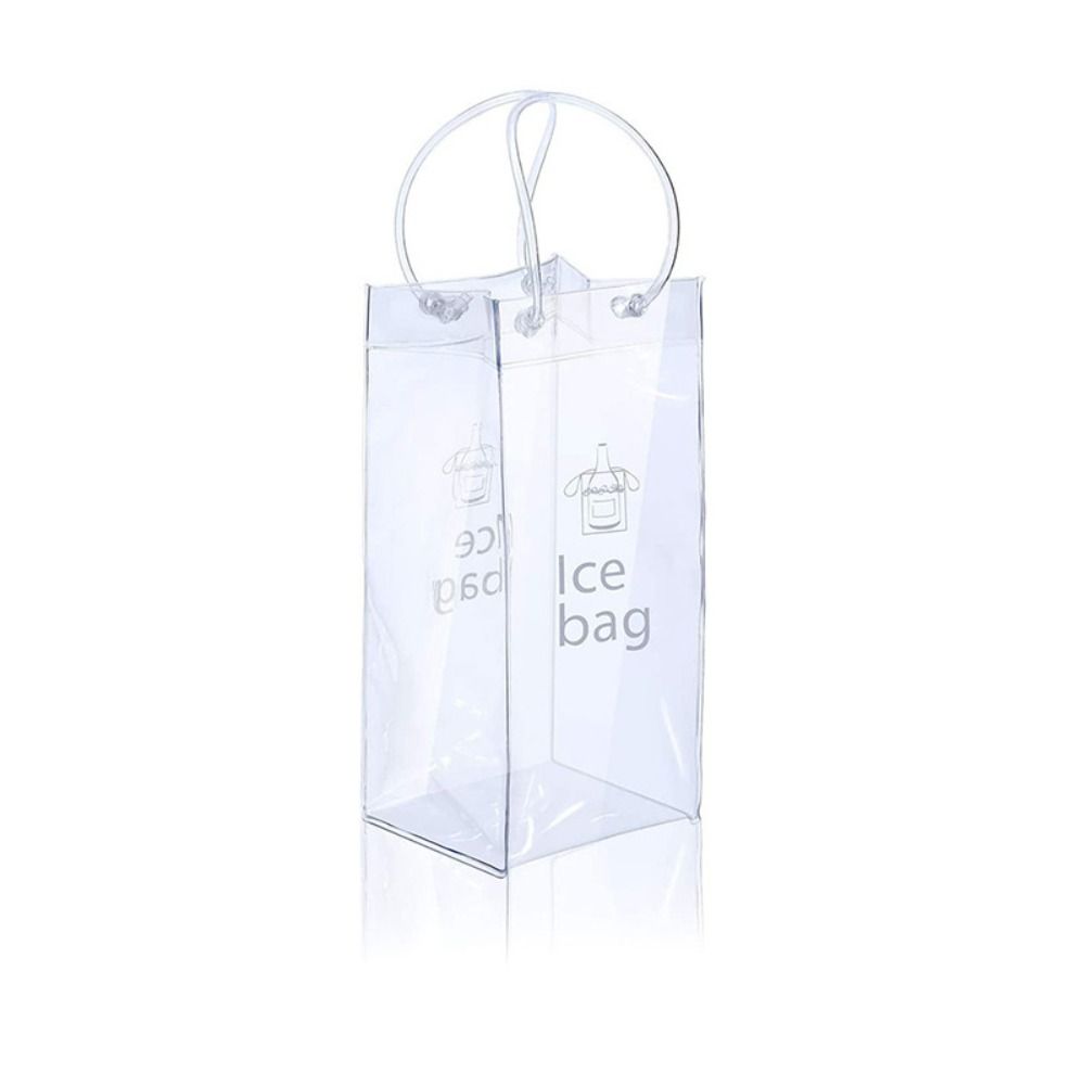 Портативная ПВХ сумка-холодильник для льда, прозрачная, складная, для бутылок с вином, герметичная, охладитель, для напитков, для кемпинга на открытом воздухе