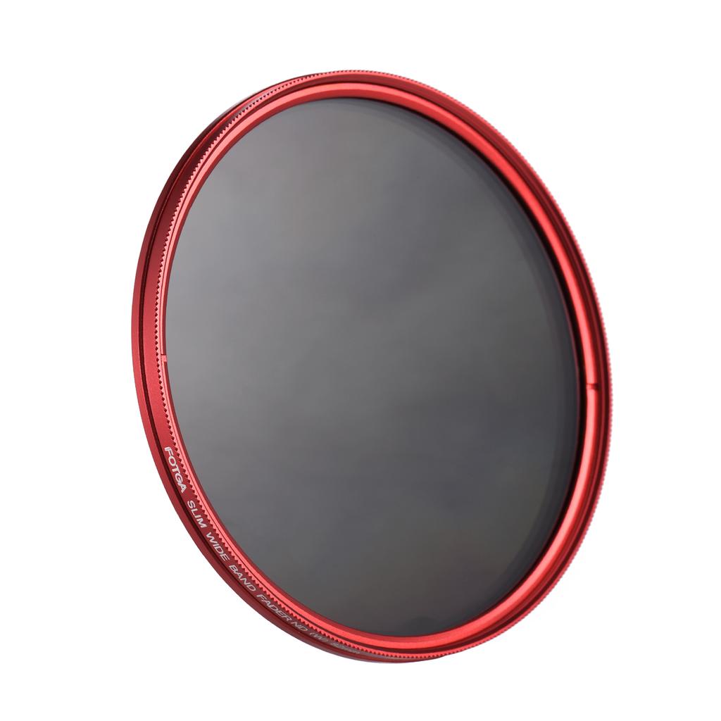 FOTGA Slim ND Fader Variable Filter Neutral Density ND2 To ND400 Red Replacement for Canon
