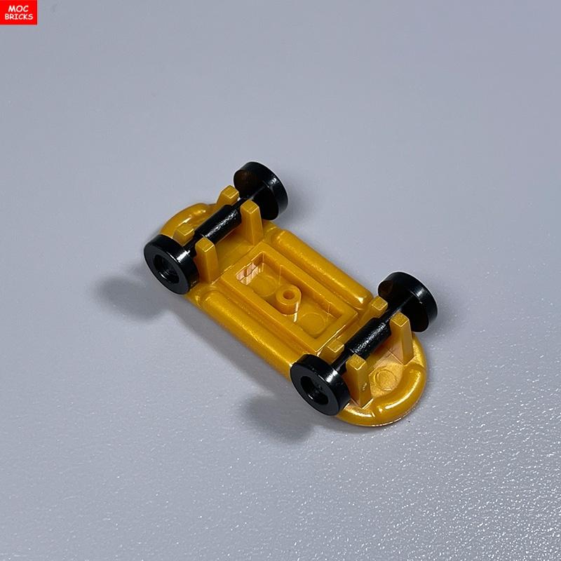 6 шт. Кубики MOC Игрок на скейтборде с колесами Парк Уличная сцена Строительные блоки 88422 42511 Пластиковый материал Детские игрушки Подарки