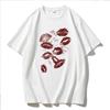 Sexy Lips Printed T Shirt Women Summer Cotton Soft Short Sleeve Tee Female Oversized Higt Street Gothic Fashion Retro Top