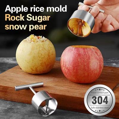 Форма для рисового шарика, выемка для сердцевины фруктов, нож для удаления сердцевины груши, нержавеющая сталь, инструмент для удаления косточек из фруктов, сепаратор для кухонных аксессуаров