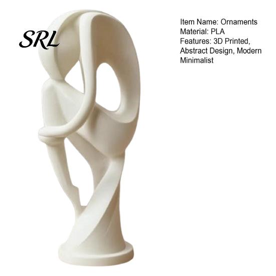 Contemporary Resin Figurine 3D Printed Abstract Thinker Sculpture, Modern Minimalist Human Figure Statue, Body Art Statue Home Desk Decor for