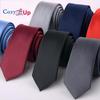 Solid Color Tie Men Thin and Narrow Version Formal Dress Business Wedding 148x6x3.5cm
