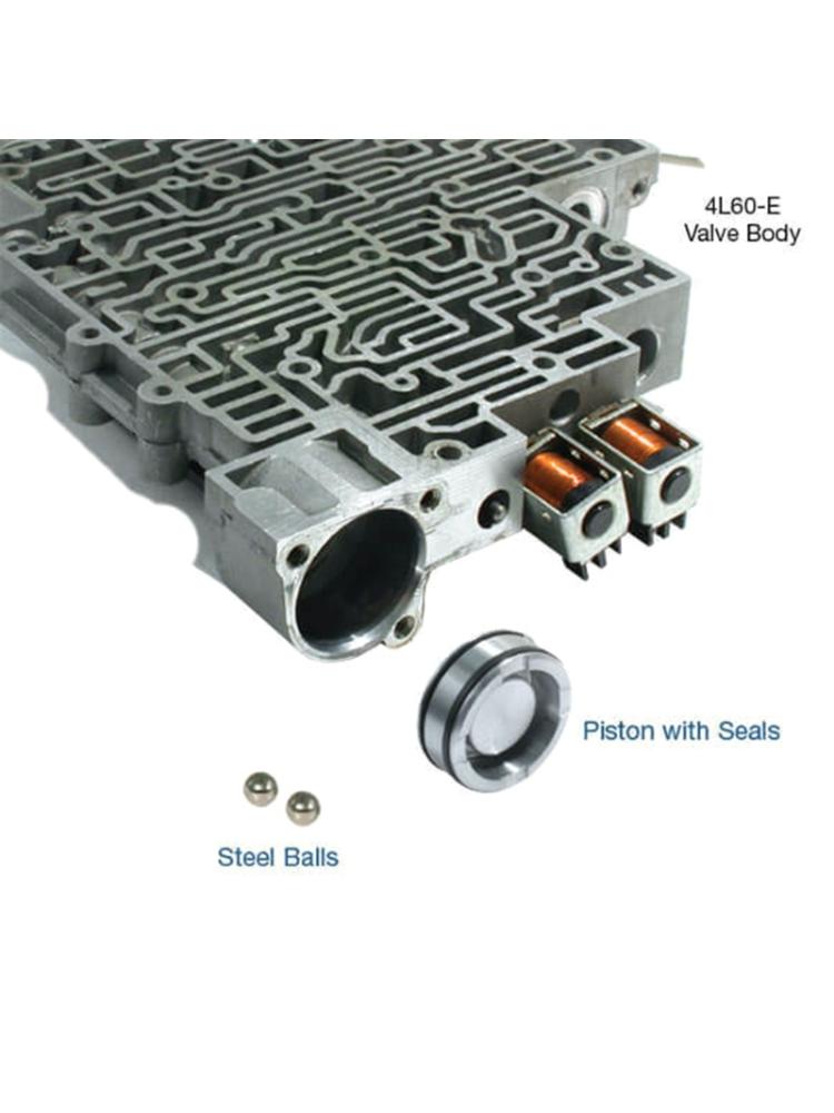 77998-03K Aluminum Pinless Piston set Auto Accessoires asy Installation for 4L60E 4L65E 4L70E