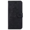For iPhone 16 Wallet Case PU Leather Phone Cover Flower Imprinted