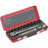 TRUSCO Socket Wrench Set, Silver, 12.7mm Drive, TSW4-13S