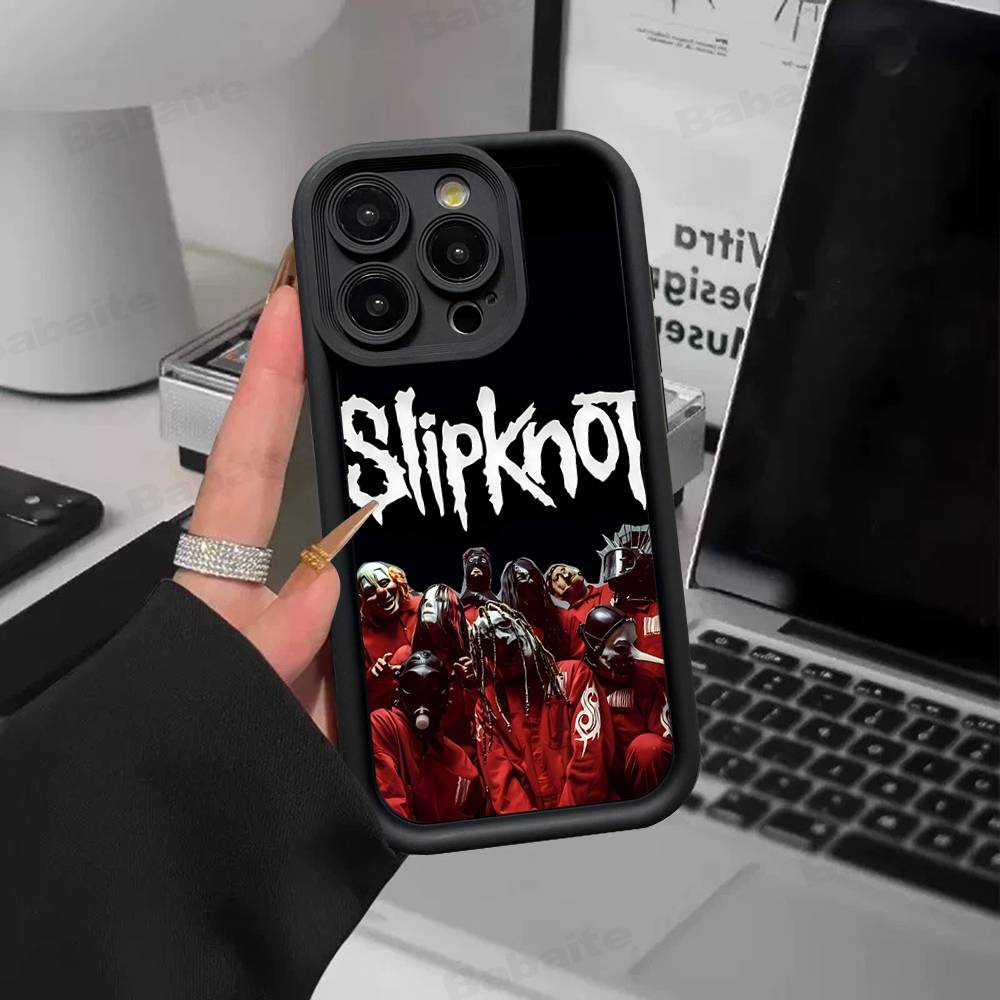 Чехол для телефона Band Cool-S-SlipknotS-S для IPhone 17 16 15 14 13 12 11 Pro Max Mini Plus Мягкая задняя крышка из ТПУ