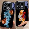 Красочный Милый Рыбка Для Infinix Note 40 4G 30i 12 96 Smart 8 Hot 9 Play 10 11S 12 20i 50 Pro Plus 5G Чехол для телефона из закаленного стекла