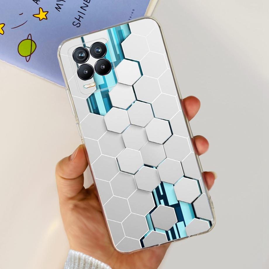 Для Realme 8 8i 8Pro 4G 5G Чехол для телефона Прозрачный Мягкий ТПУ Силиконовая Задняя Крышка Крутой Мультяшный Девичий Бампер На Realme8 8 Pro Тонкие Чехлы