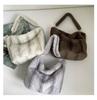 2025 Urban Minimalist Women's Furry Plush Tote & Shoulder Bag for Autumn/Winter