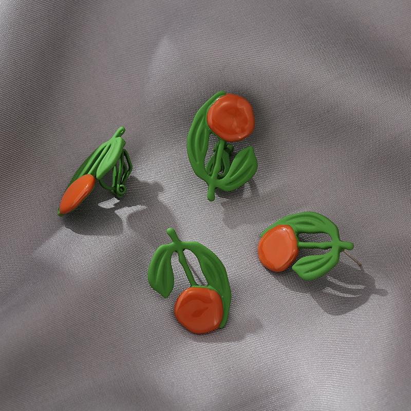 Серьги Сердечки и Маргаритки из серебра 925 пробы - Забавный дизайн с капельной масляной краской, серьги-пусеты в виде цветков и серьги-клипсы с подвесками