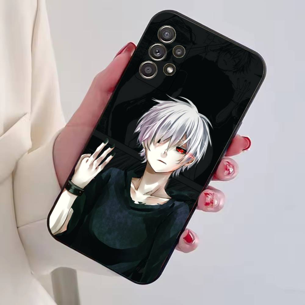Чехол для телефона Tokyo G-Ghoul Kaneki Ken Аниме Черный Силикон Мягкий Для Samsung S25,S24,S21,S22,S23,S30,Ultra,S20,Plus,Fe,Lite