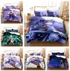 Anime Girl Bedding Cartoon Down Duvet Cover Pillowcase 2/3pc Full-size 3D Printed Comfortable Bed Cover Gift Single Double Bed