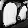 For Tesla Model 3 Y 2Pcs Seat Back Anti Kick Pad Leather Wear-Resistant Anti-Dirty Seat Backrest Protective Mat Car Accessories