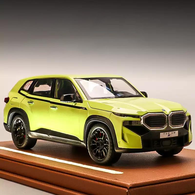 Масштаб 1/24 Симуляция BMW XM Сплав Модель автомобиля Металл Литье под давлением Украшение Звук Свет Детская игрушечная модель автомобиля Подарок на день рождения для мальчика