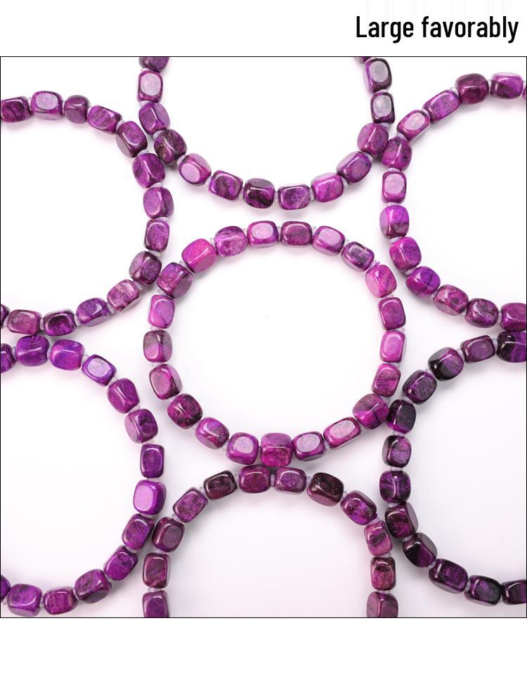 Second Gen Royal Purple Sugilite & South Africa Shungite Unisex Bracelet