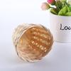 Bamboo Decorative Portable Small Sundries Organizer Storage Basket Plant Box Fruit Basket Basket