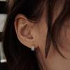 Verte 925 Silver Fort Earring  Silver    deux.Silver.183