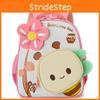 Cartoon Childrens Backpack With Small Bees And Flower Decorations For Daily Use