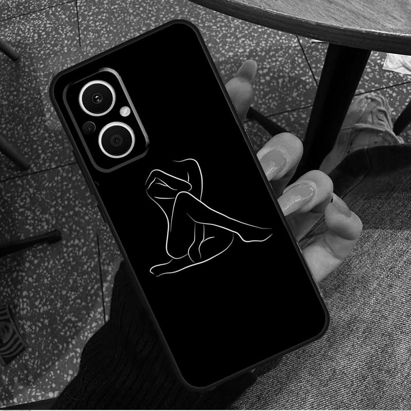 Сексуальный обнаженный женский арт-фон для OPPO Reno 8T 2Z 4Z 5Z 10 4 5 6 7 8 Lite OPPO Find X2 X3 Neo X6 Pro X5 Lite чехол