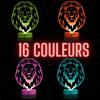 3D LED лампа - Сделано во Франции - Лев - Многоцветная - Сенсорная - Пульт дистанционного управления в комплекте