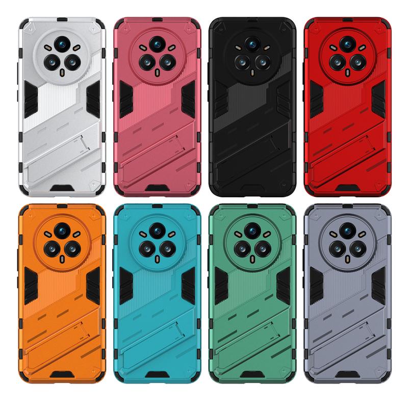 Для OPPO Realme 14 Pro Plus Чехол Крышка Realme 14 Pro Plus Capas PC Противоударный Бампер Задняя Крышка Телефона Держатель Fundas Realme 14 Pro Plus