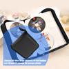 Органайзеры для CD-дисков из ПУ-кожи, 40 карманов-защитных чехлов для автомобильных путешествий, легкое хранение, противоскользящая защита, коллекция музыки