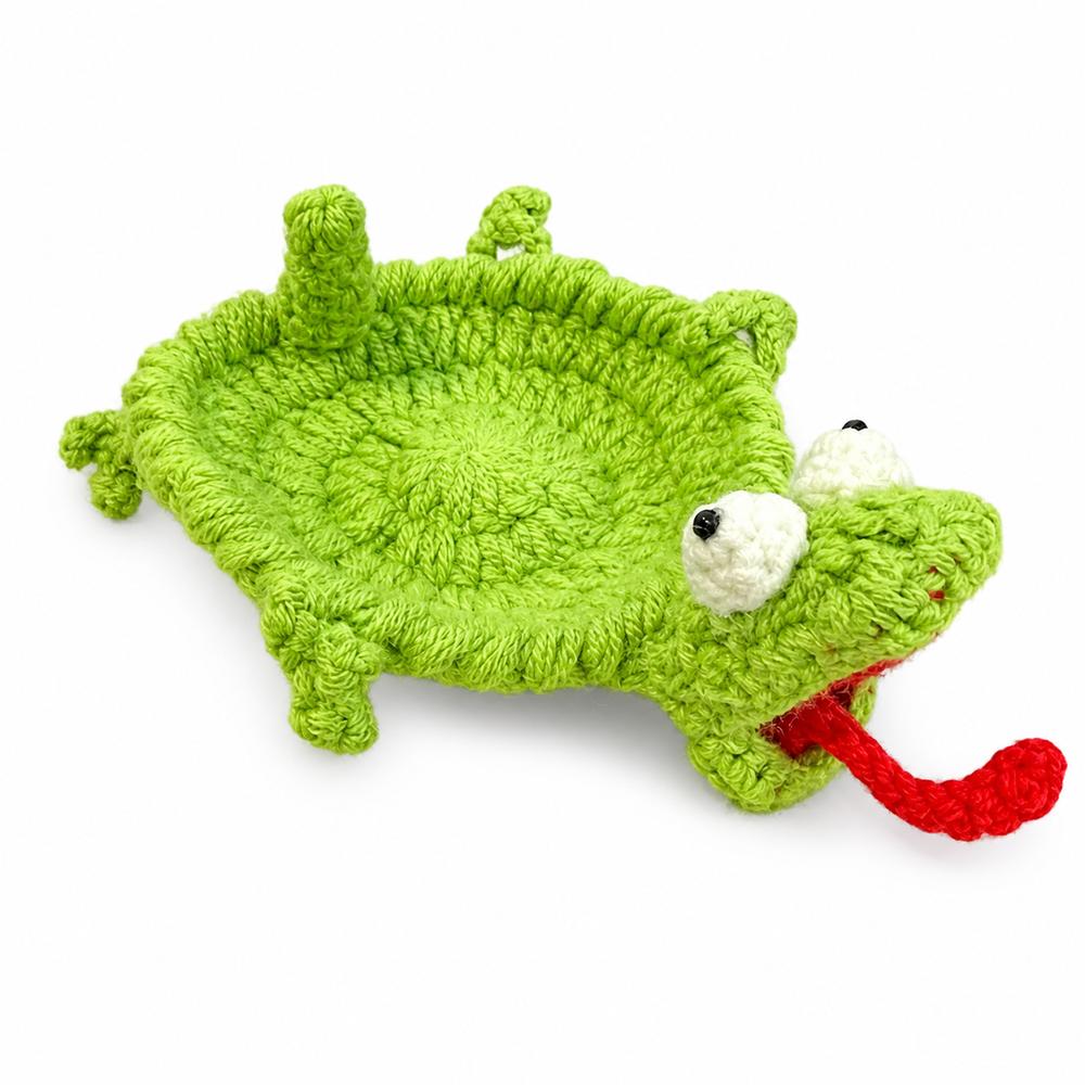 Decorative Drink Coaster Crochet Animal Coaster Yarn Animal Cup Coaster Home Table Decor