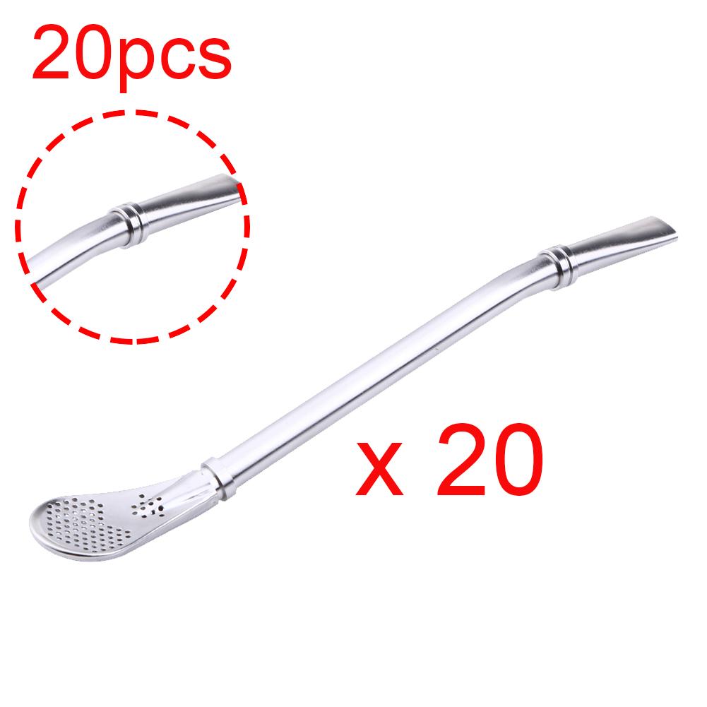 Stainless Steel Drinking Straw Tea Filter Handmade Yerba Mate Tea Strainer Gourd Washable Drinking Straws Tea Tool