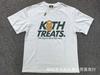 New KITH FW Cartoon Anime Printed Casual Unisex Couples Pocket short sleeved Tshirt