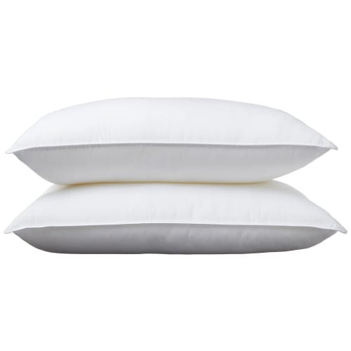 Basic Pillow, Down Alternative, Machine Washable, Large, 2-Pack, 51 X 66 Cm, White