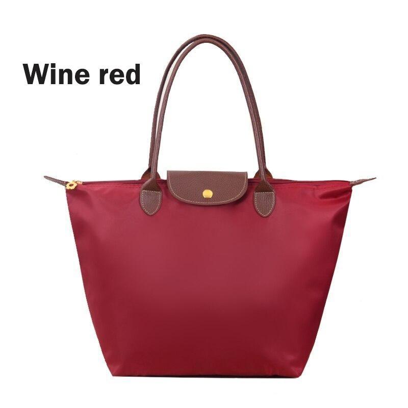 Женская сумка-тоут, модная сумка-шопер, повседневная сумка из ткани Оксфорд, складная прочная сумка в форме клецок