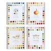 Watercolor Workbook for Beginners 12 Colors Watercolor Paint Set Garden Christmas Autumn Winter Watercolor Book for Kids Adults Teens